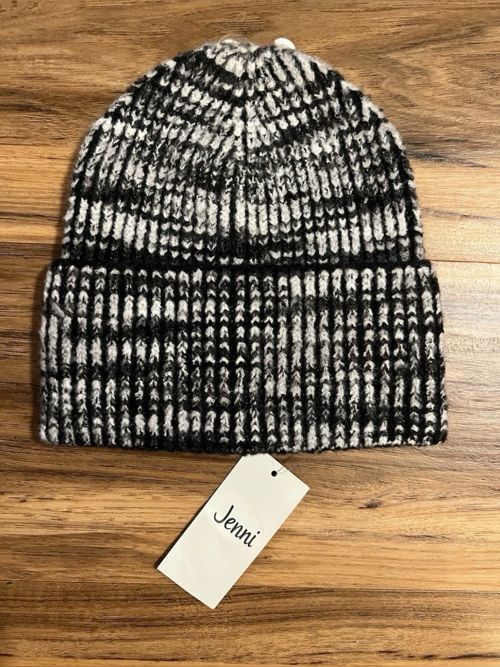 Jenni Women's Marled Beanie Hat, Black, One Size $29.99